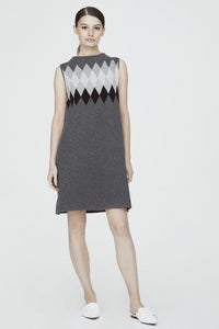 Rhomboid Knit Dress