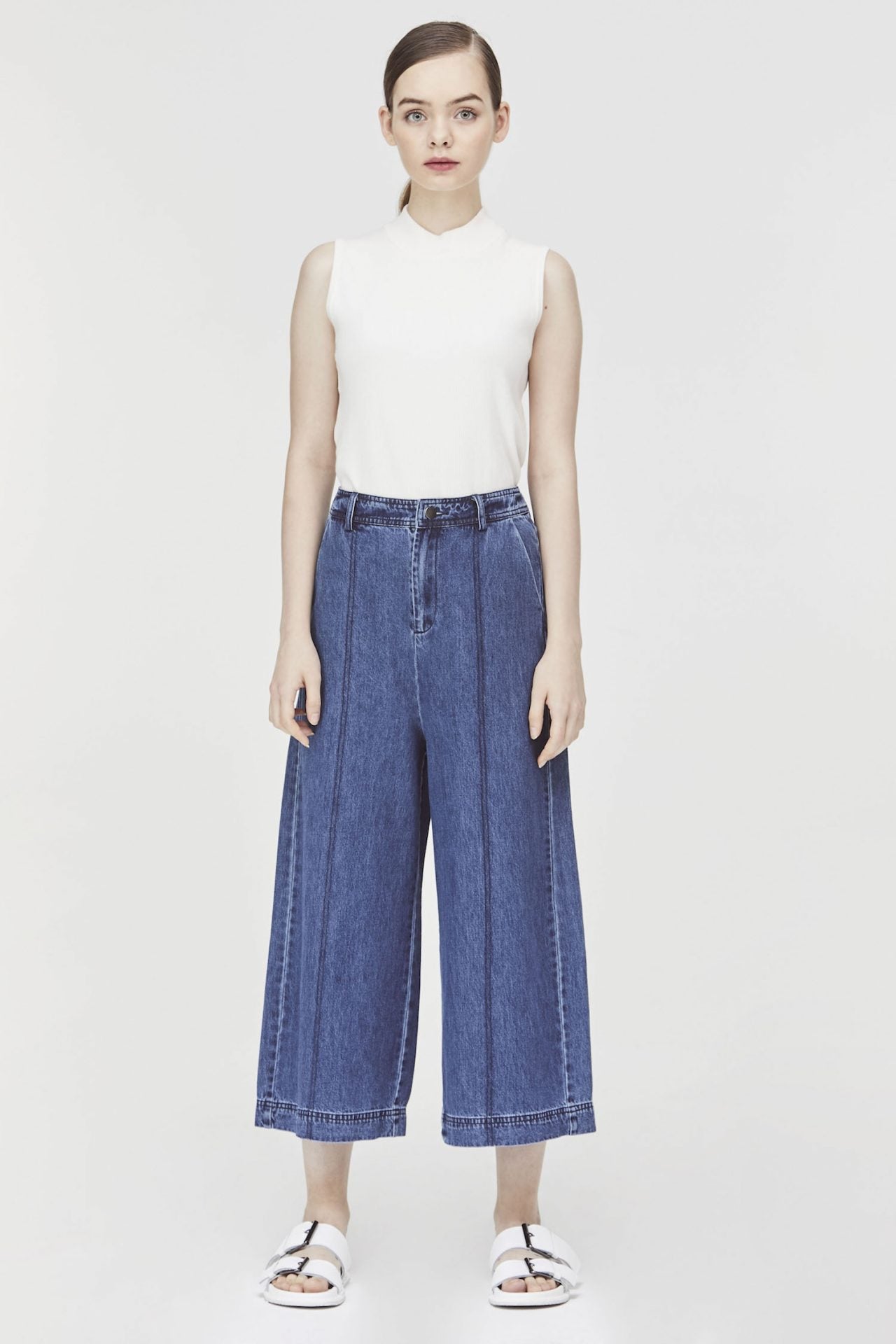 Stitch Detail Denim Jeans