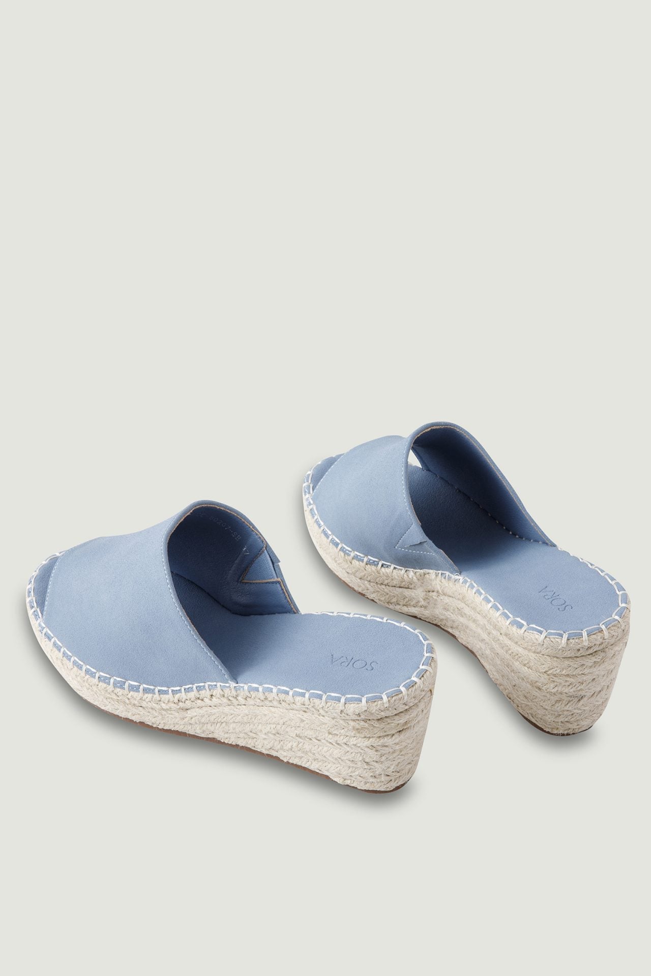 Thick Strap Wedge Sandals