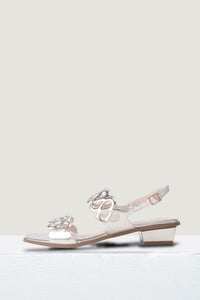 Cut Out Sandals - Gold