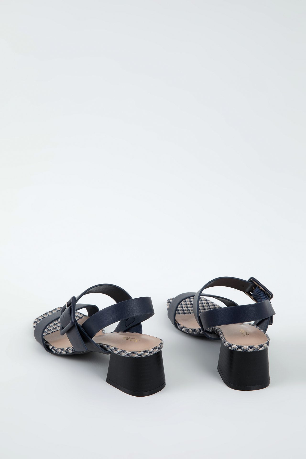 Plaid Print Heels