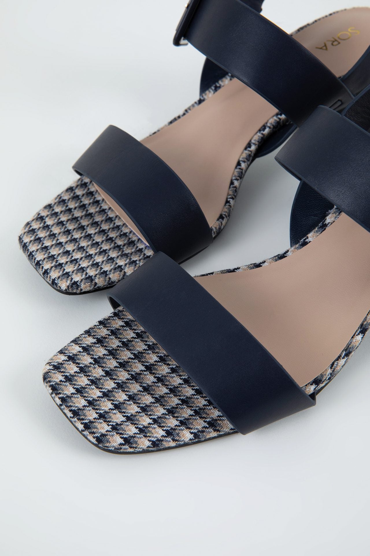 Plaid Print Heels