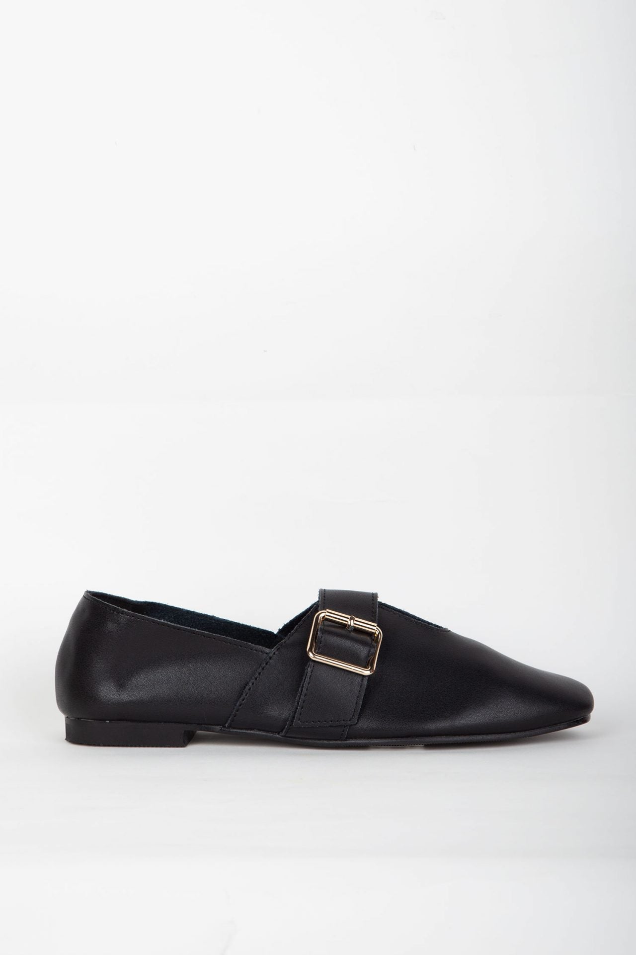 Buckle Detail Loafers