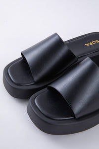 Basic Open Toe Platform Sandals