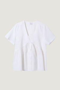Linen Buttoned Blouse