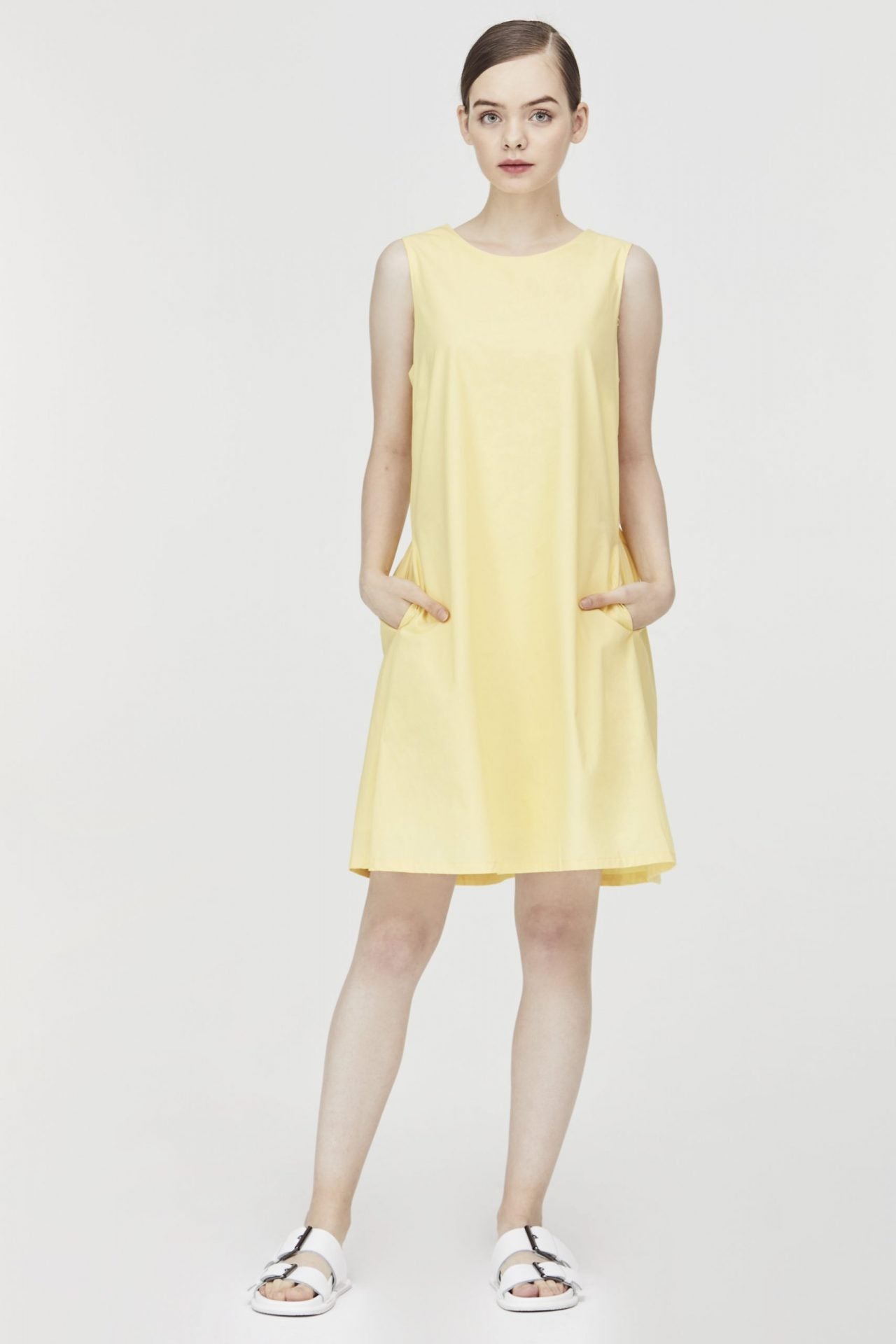 Cotton Pleated Dress
