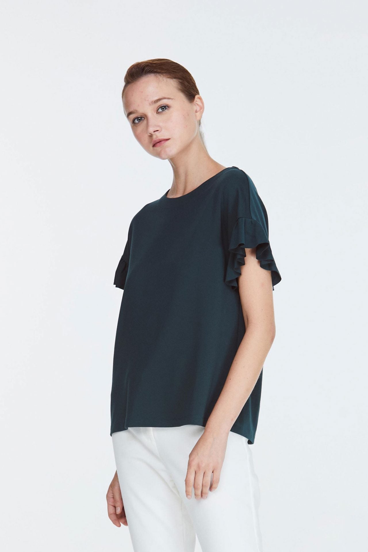 Frill Sleeved Top