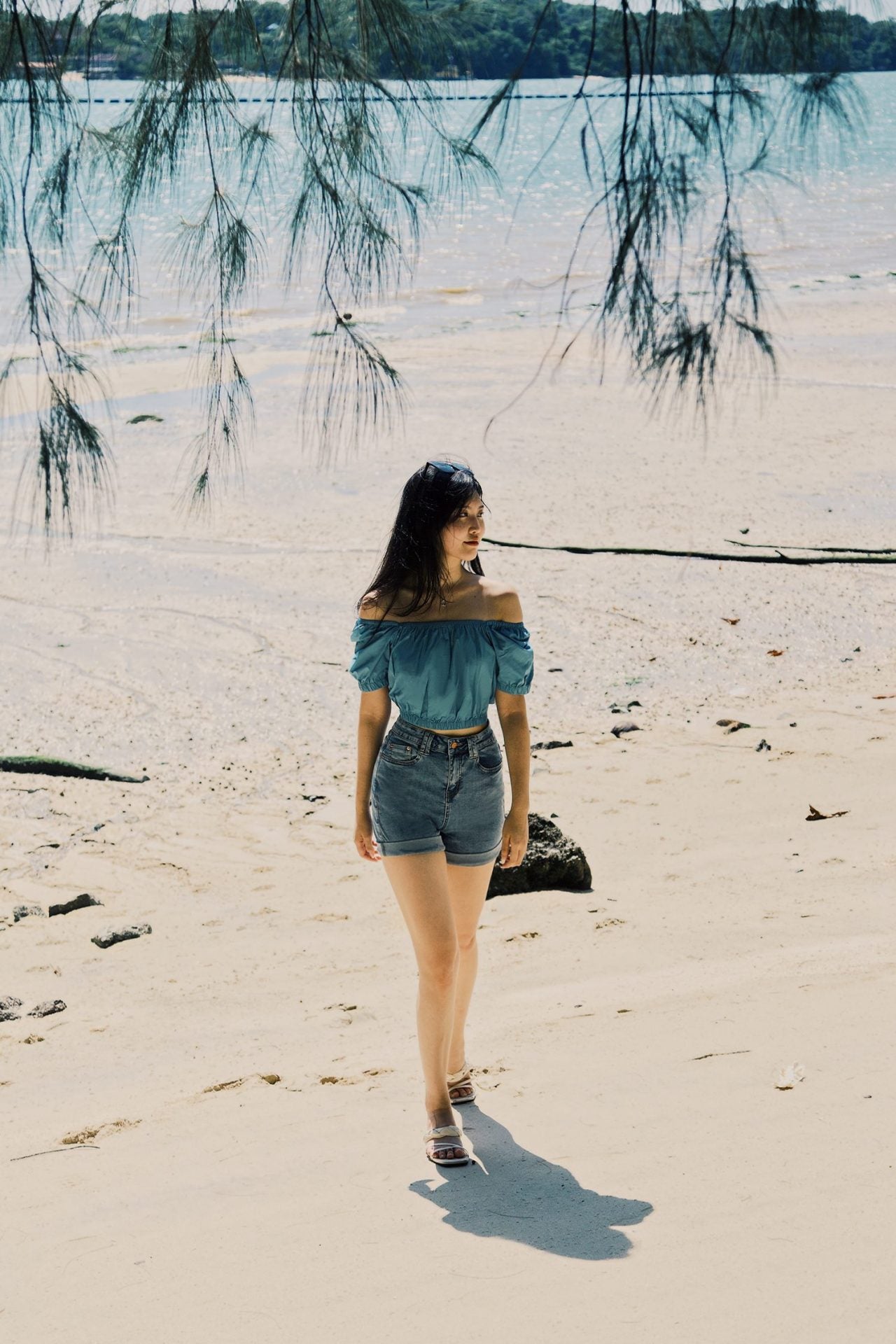 Raglan Puff Sleeve Blouse
