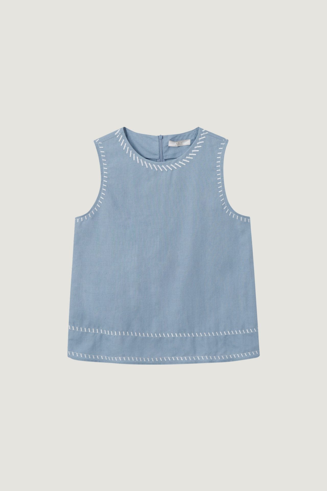 Embroidery Sleeveless Top