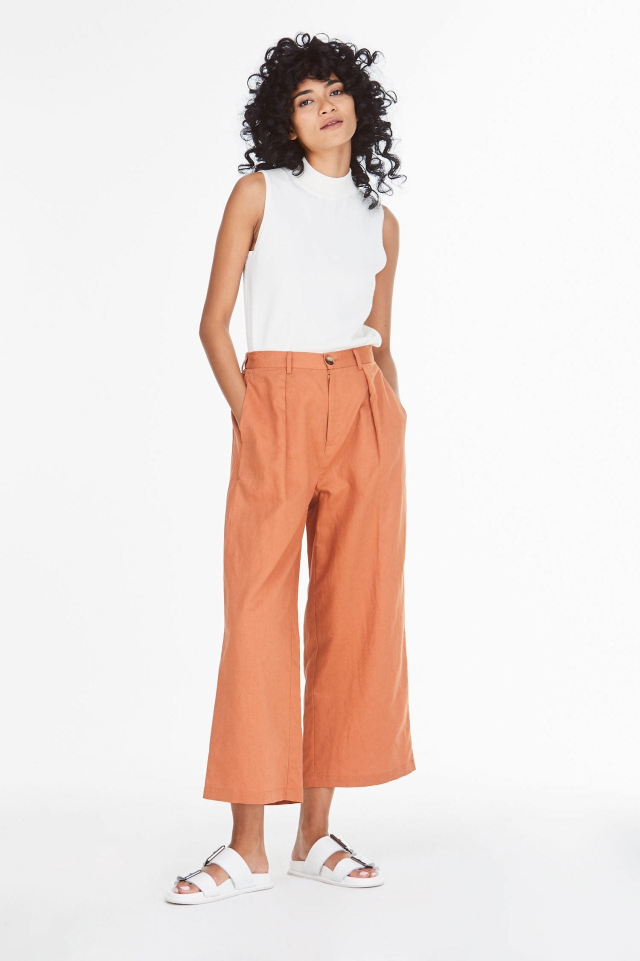 Straight Leg Trousers