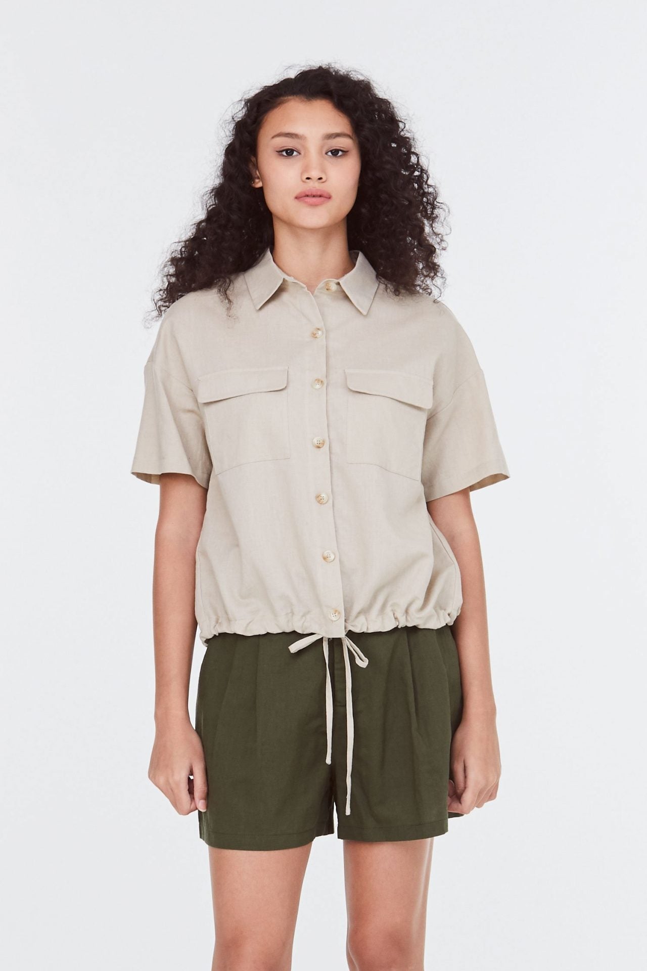 Drawstring Blouse
