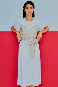 Self-Tie Wrap Dress