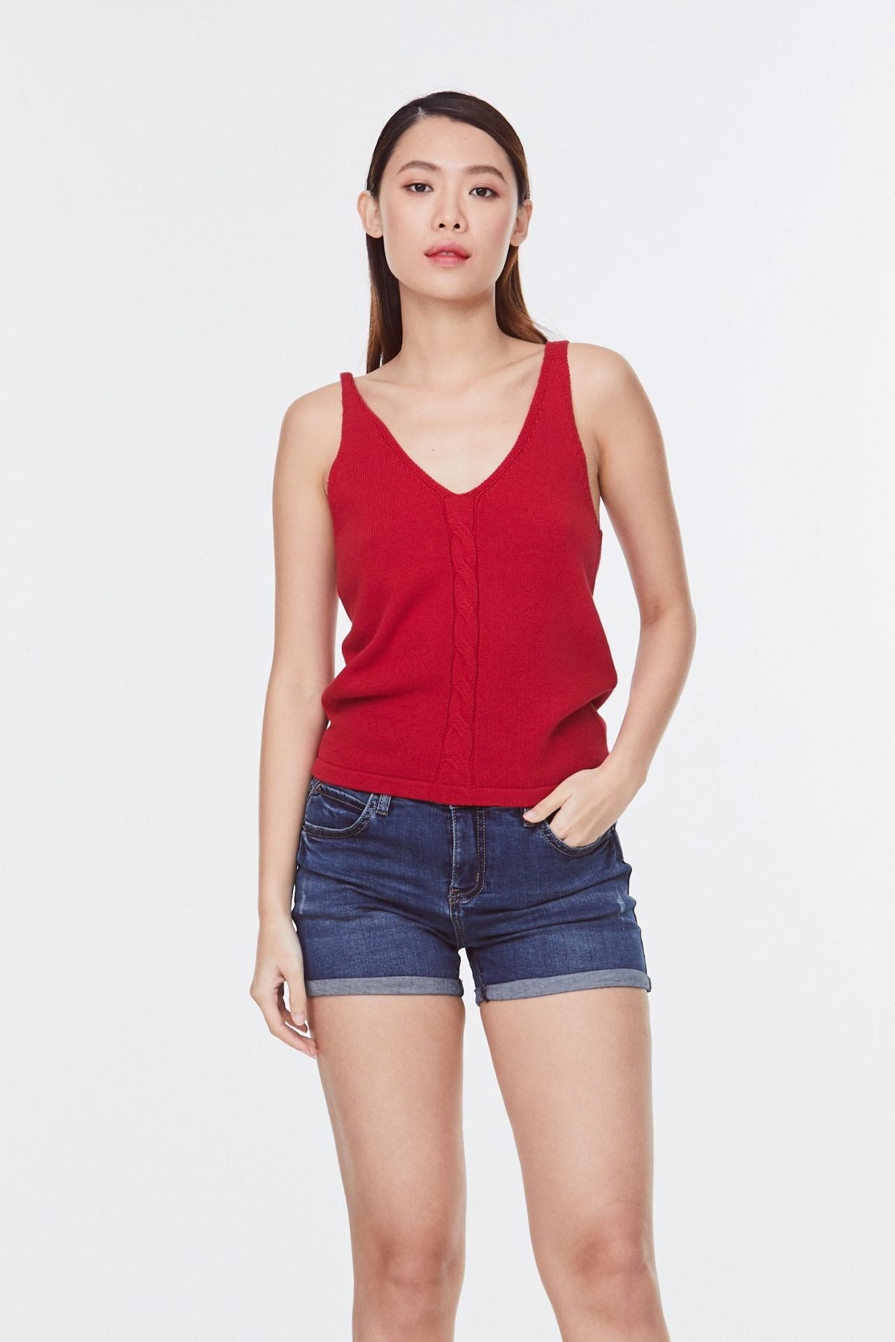 Braid Knit Top
