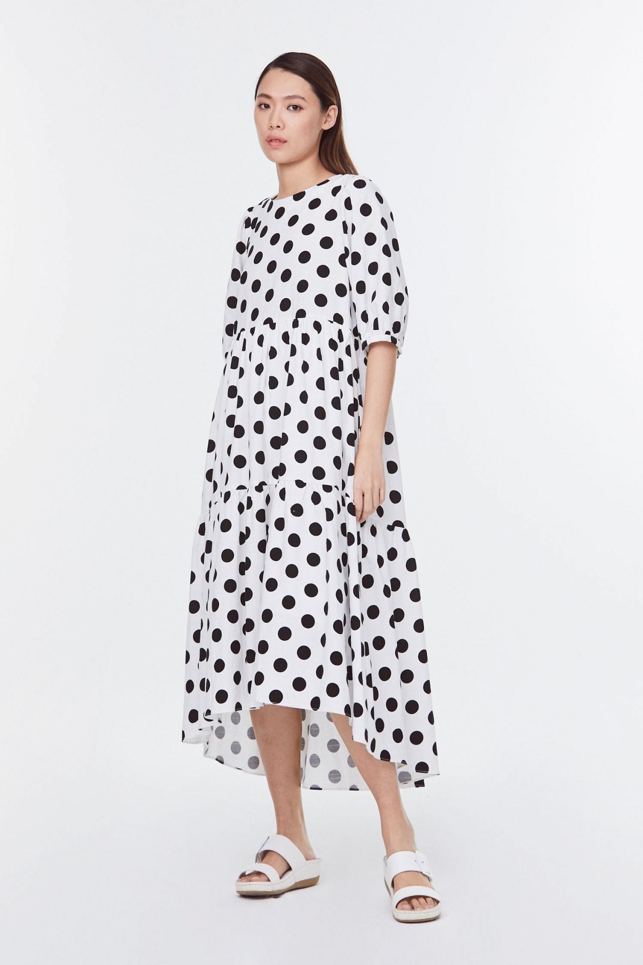 Polkadot Tiered Dress