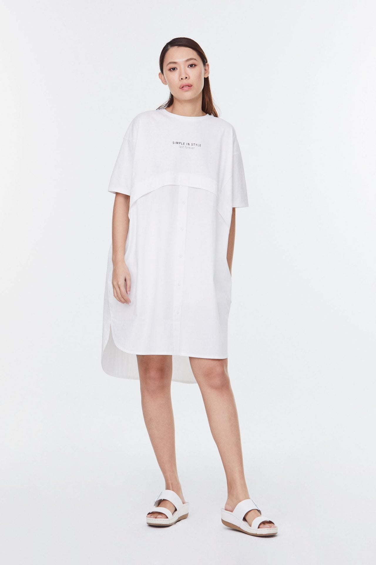 Typography Printed Dress