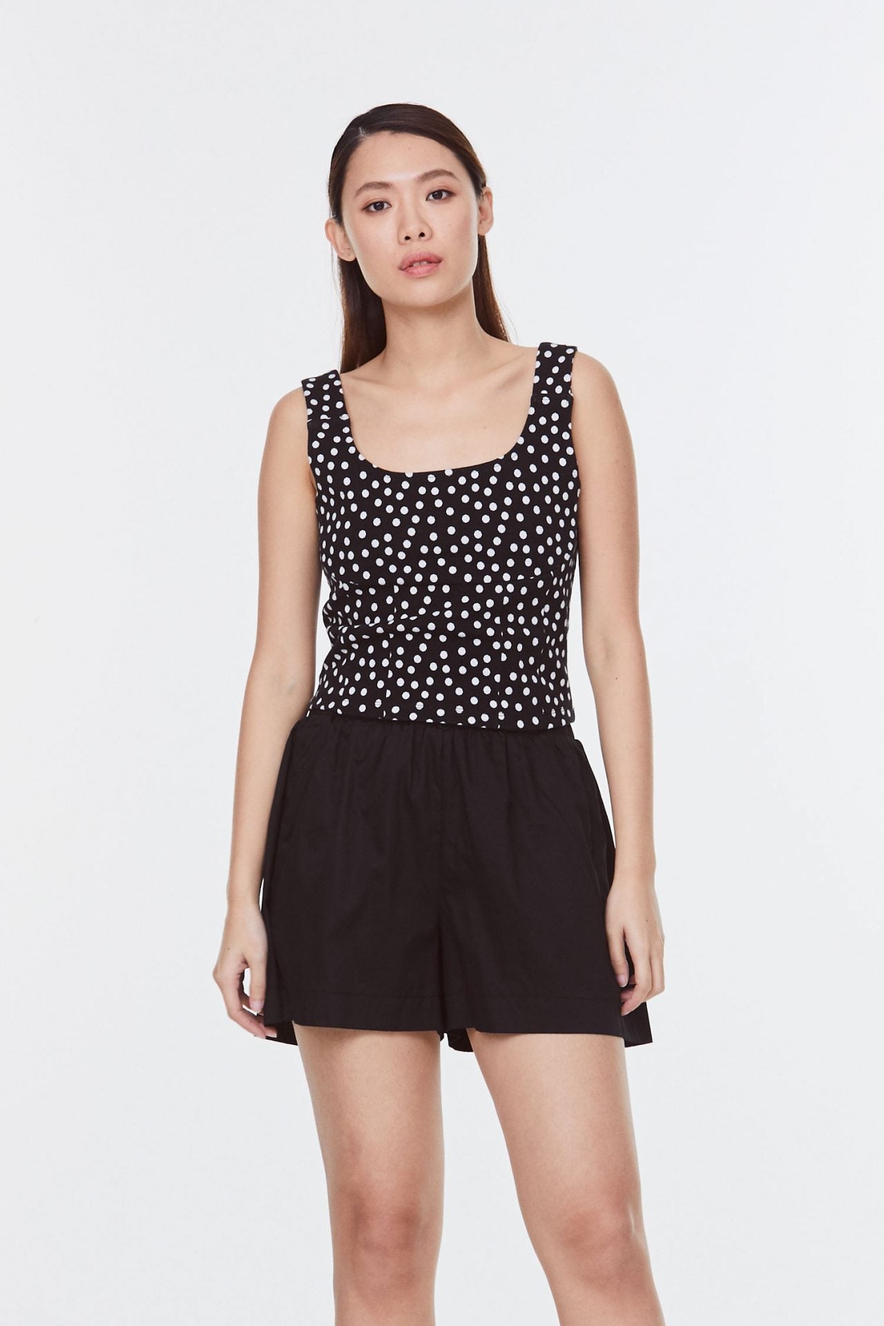 Polka Dot Cropped Top