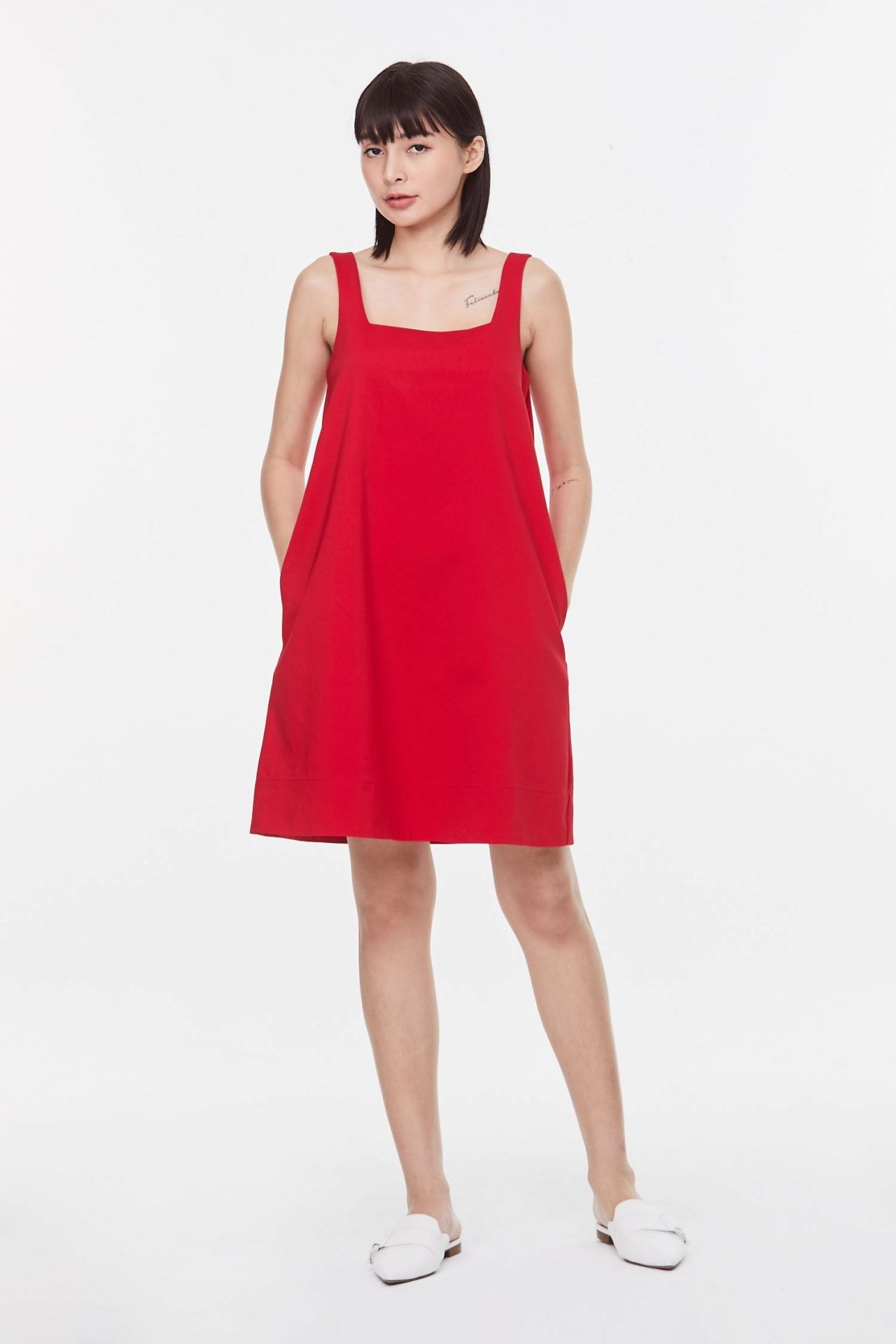 A-Line Square Dress