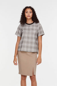 Boxy Checks Tee