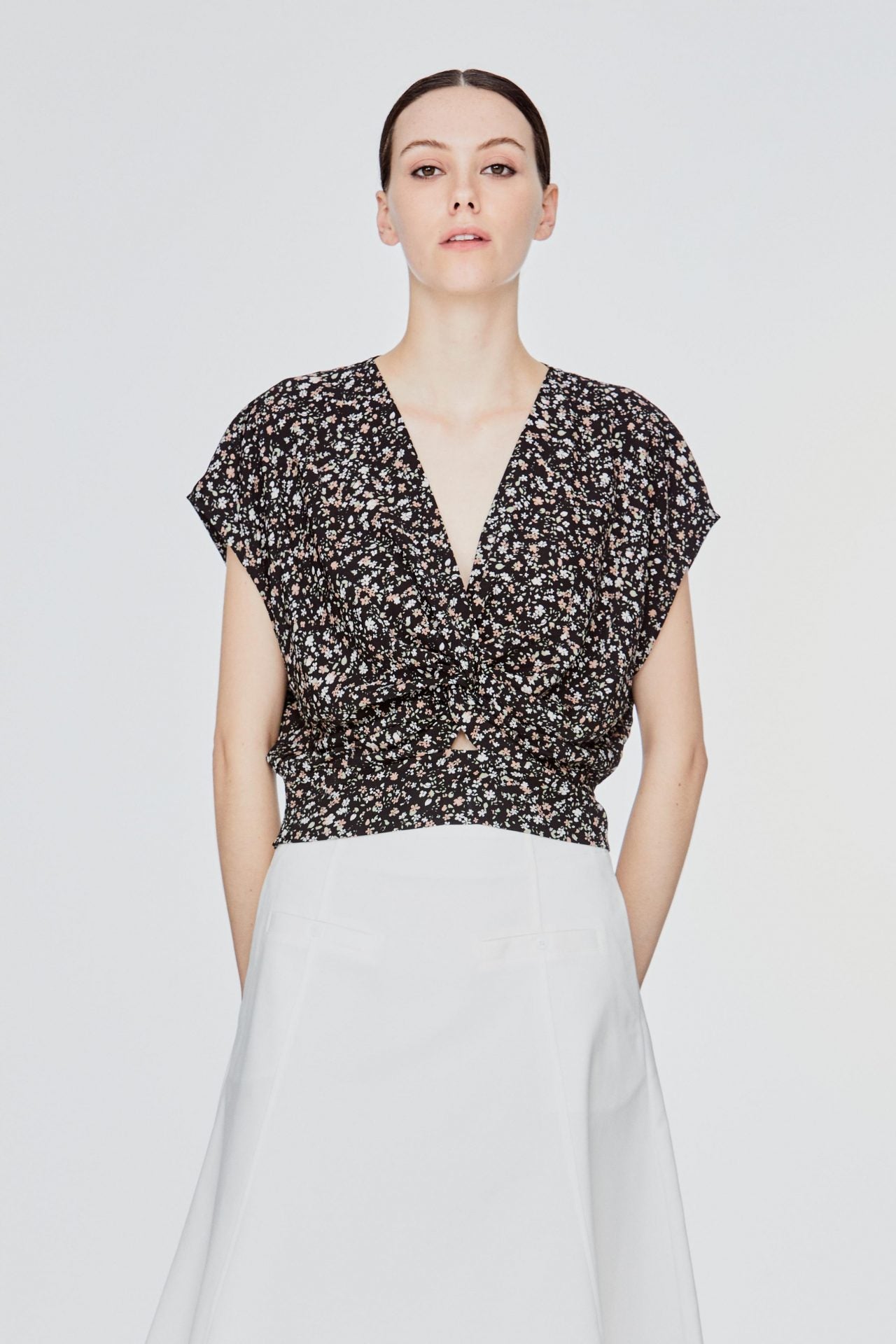 black floral