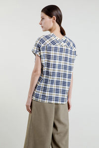 Checker Magyar Blouse