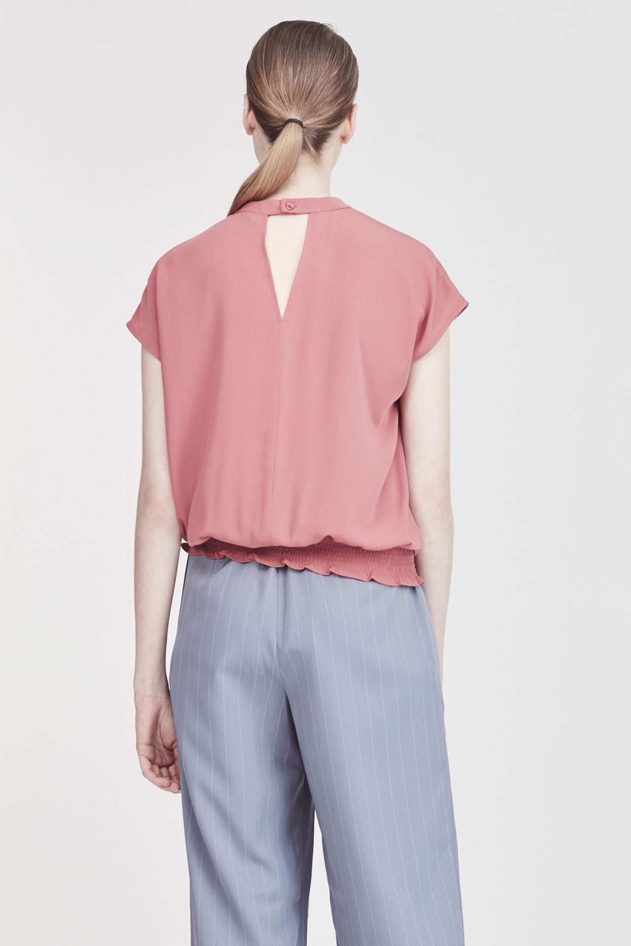 Smocking Waist Magyar Blouse