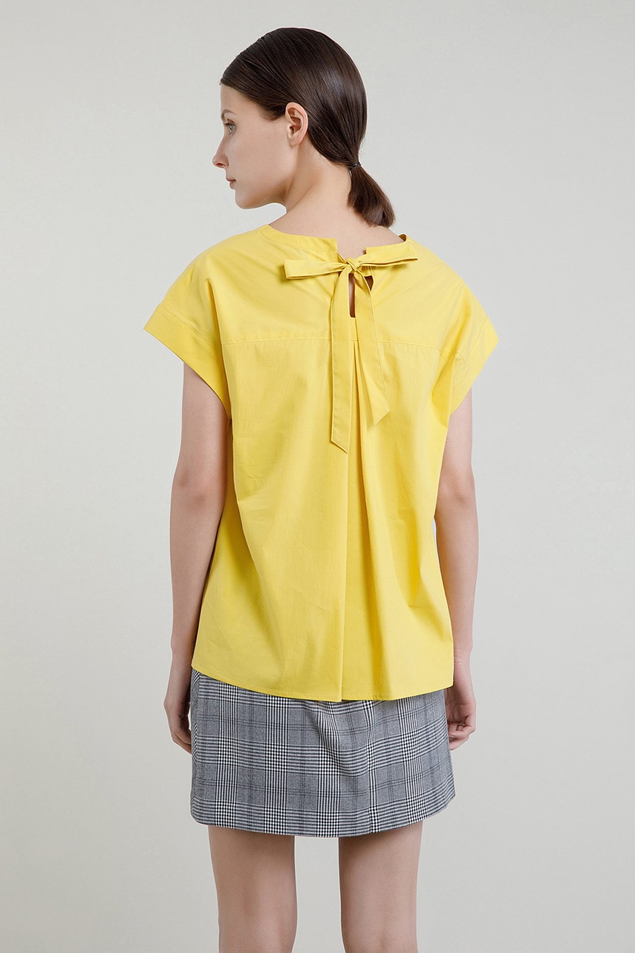 Back Tied Detail Blouse