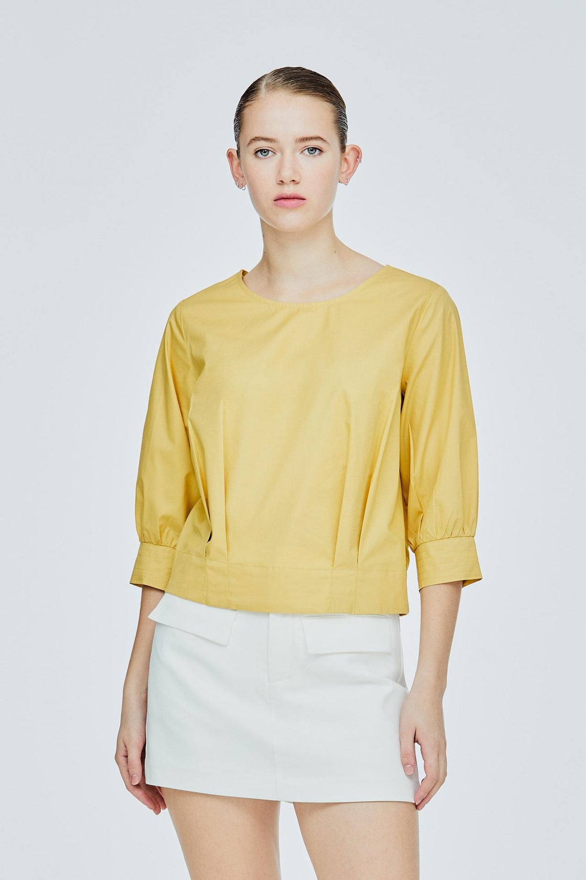 Pleated Boxy Top – iORA