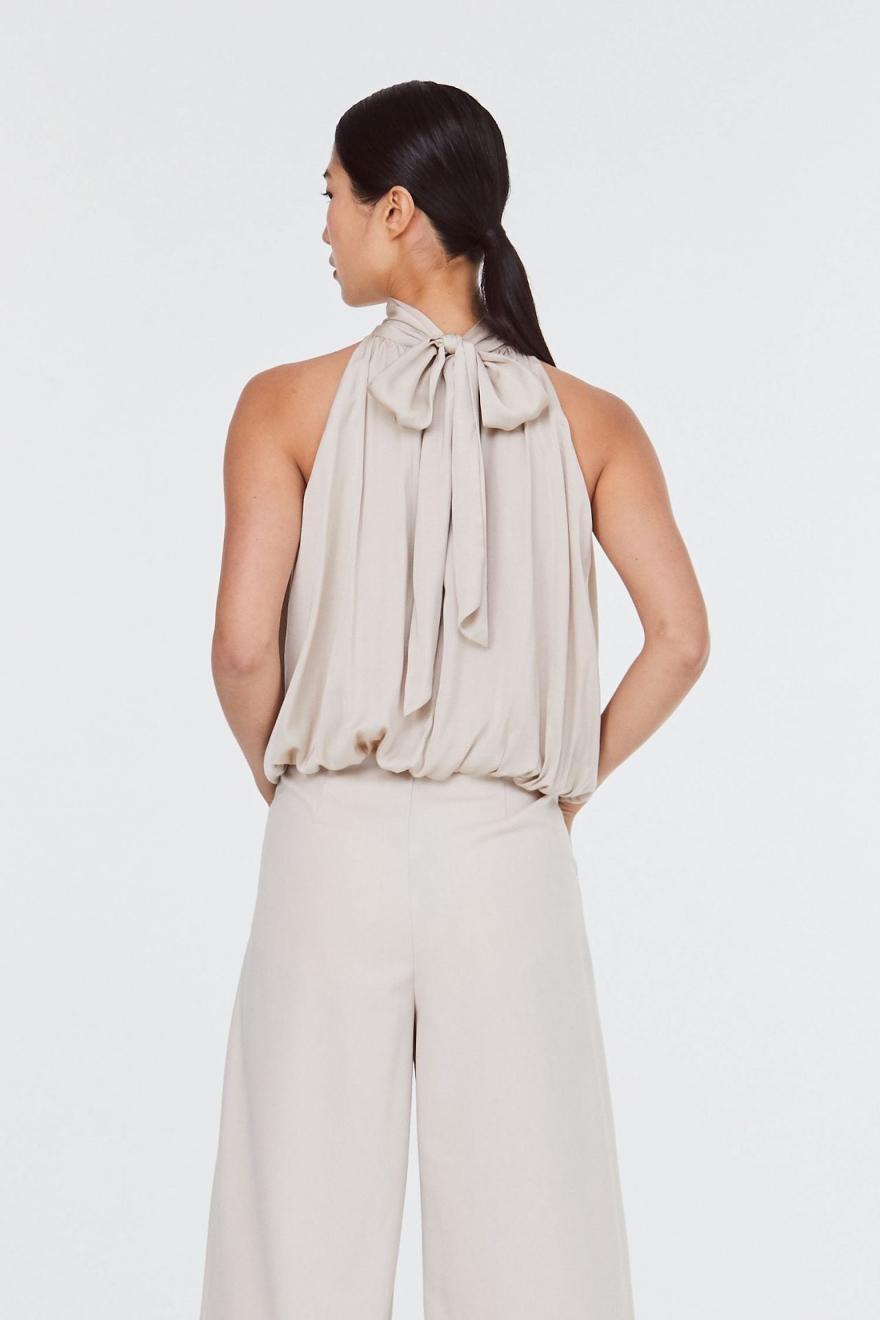 Halter Neck Drape Top