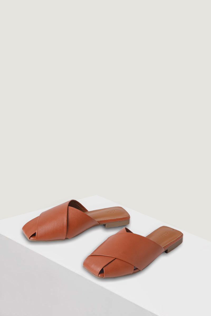 Layered Mules - Brown