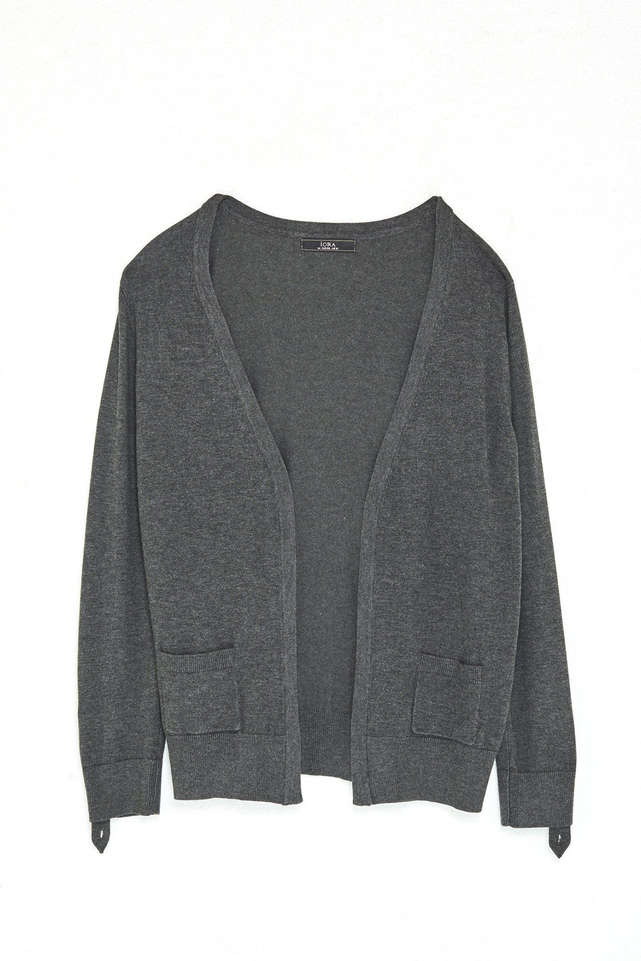 Isra Short Cardigan Light Grey