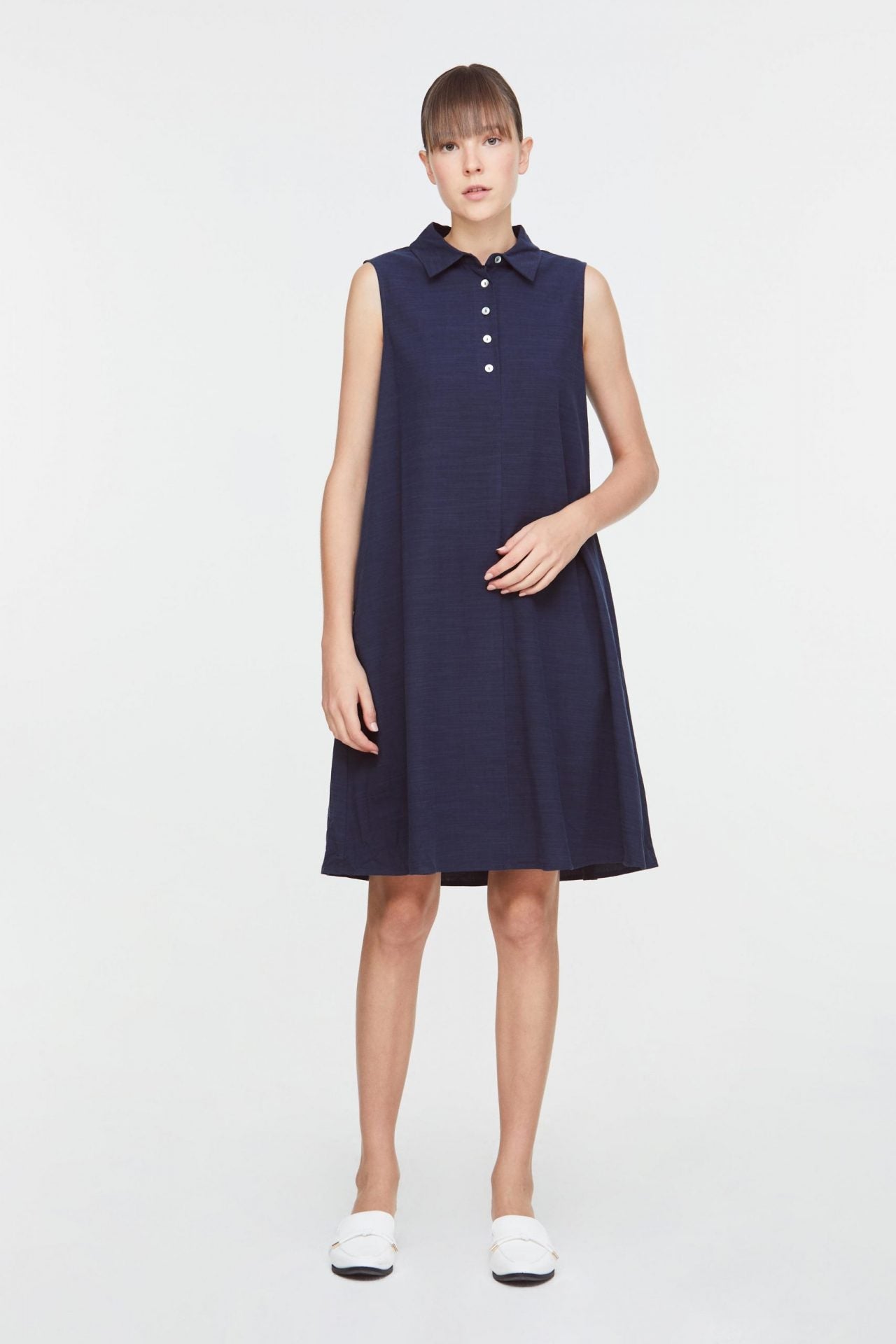 A-Line Collared Dress
