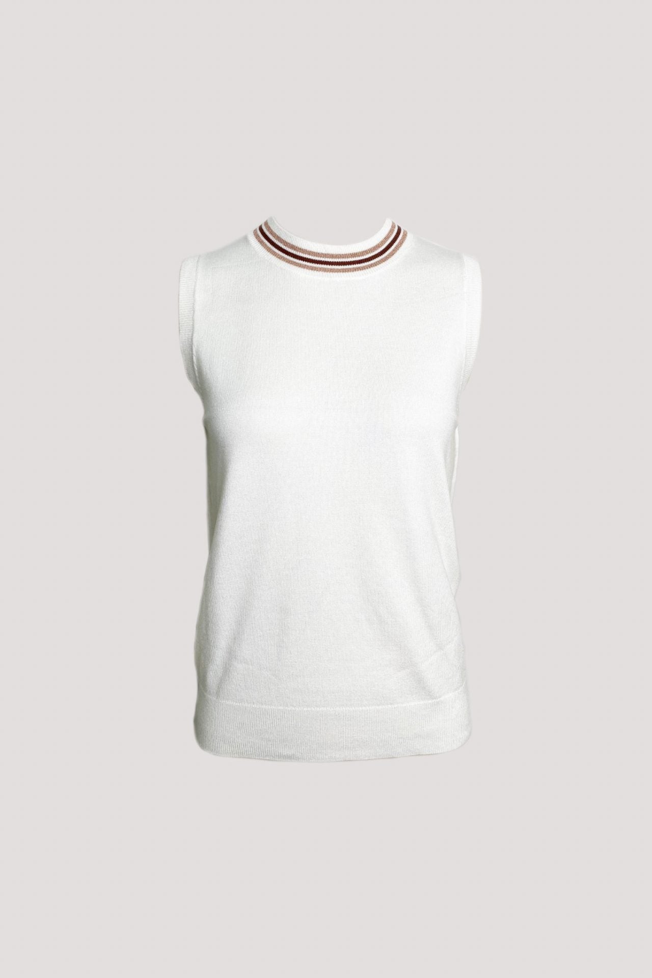 Shimmery Sleeveless Knitwear