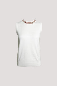Shimmery Sleeveless Knitwear