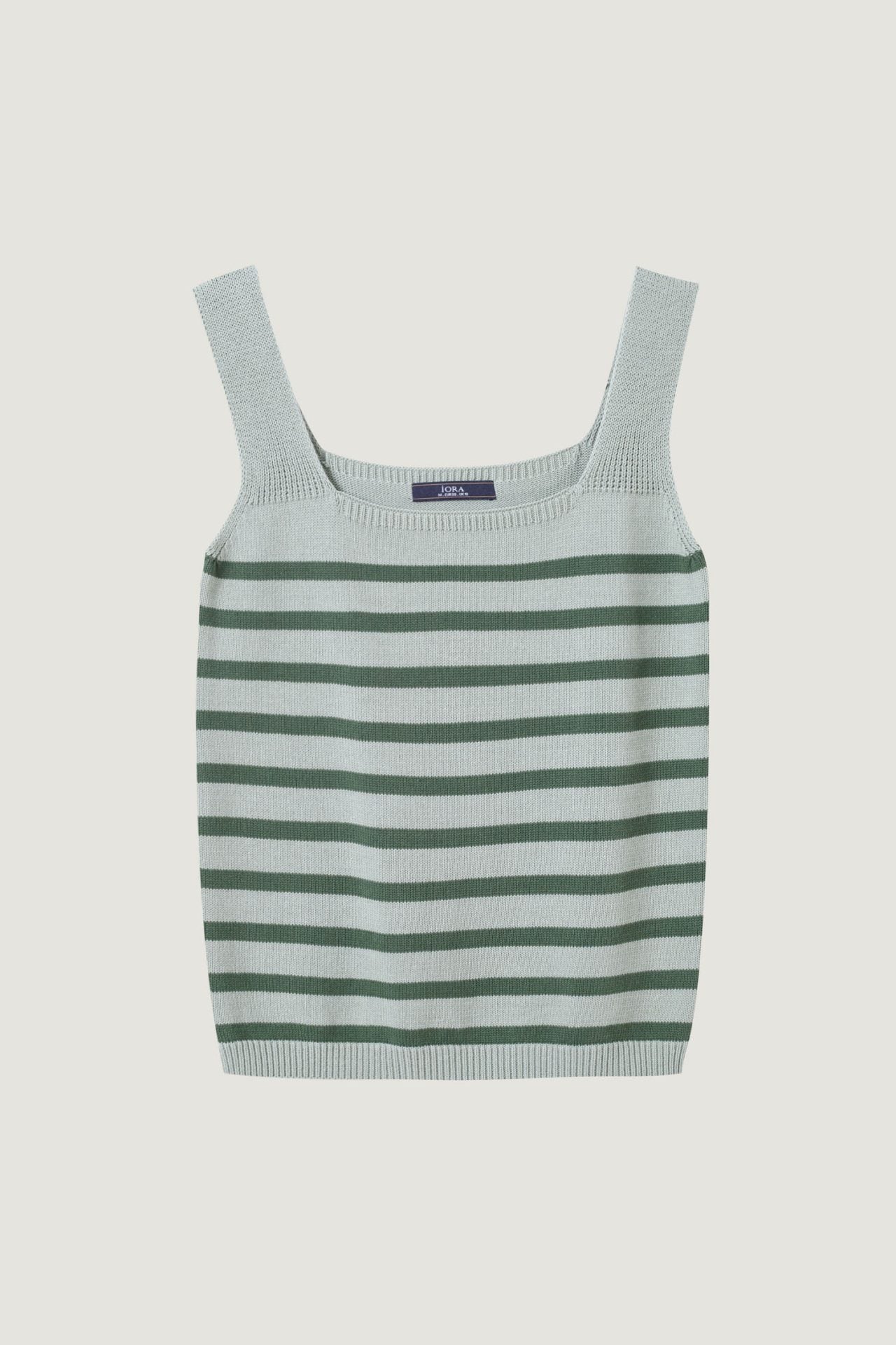 Square Neck Strappy Knit