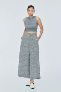 Tweed Flare Pants