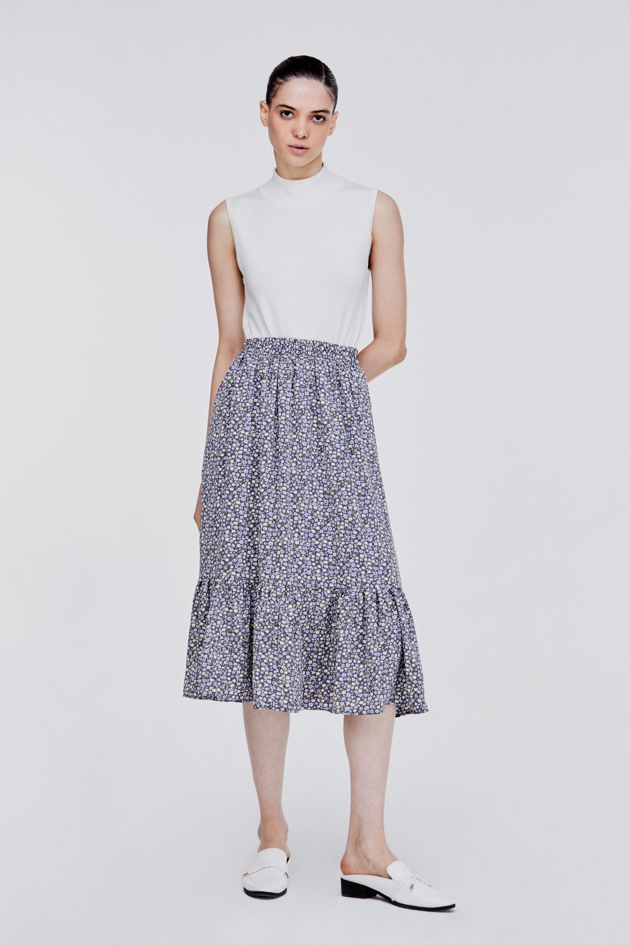 grey floral