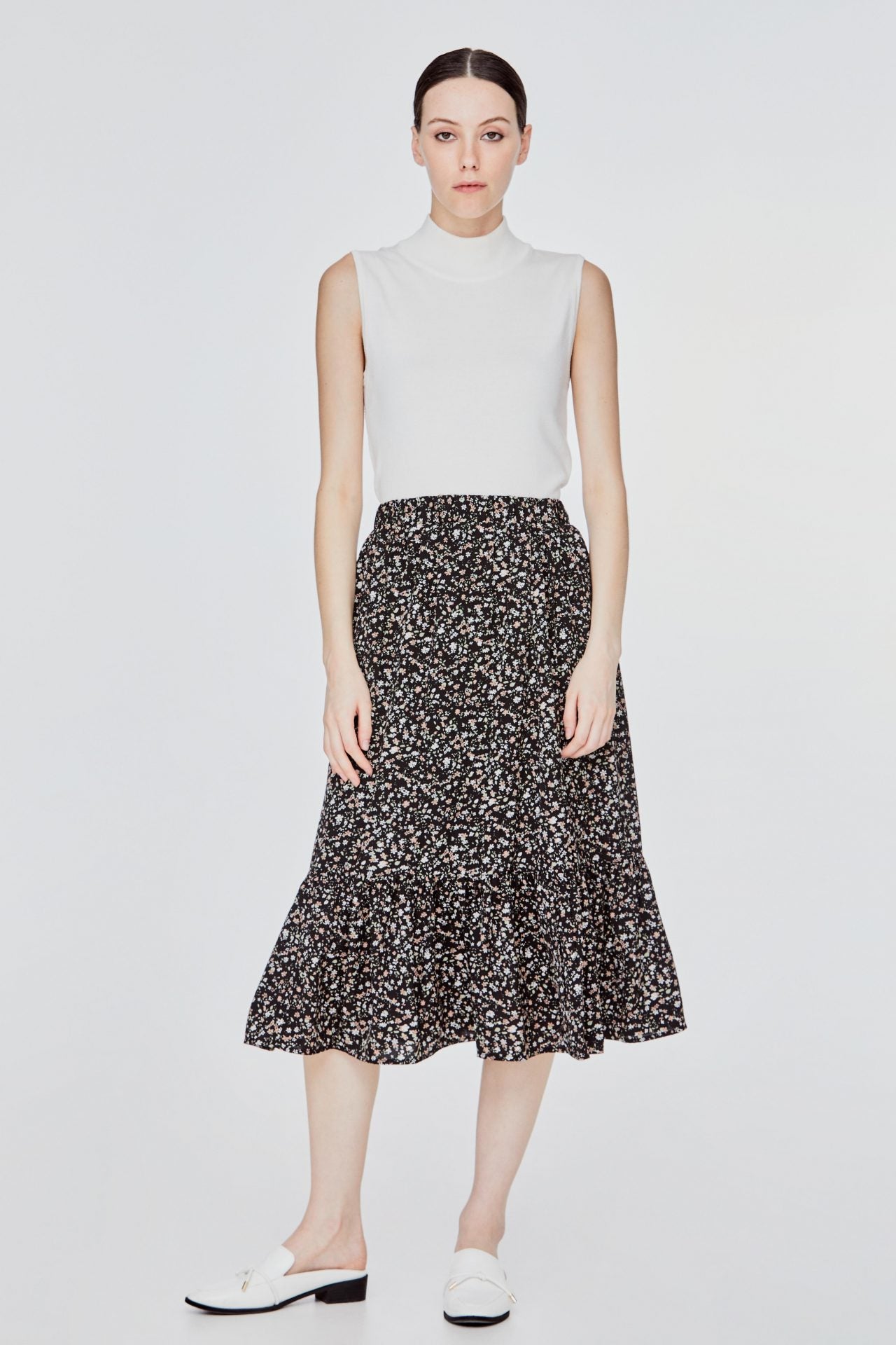 black floral
