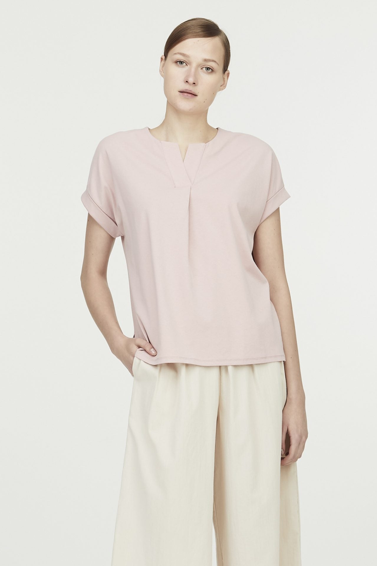 V-Surpliced Tee