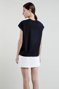 Contrast Lace Top