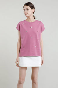 Pearls and Studs Magyar Tee