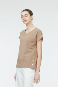 Button Tab Vents Tee