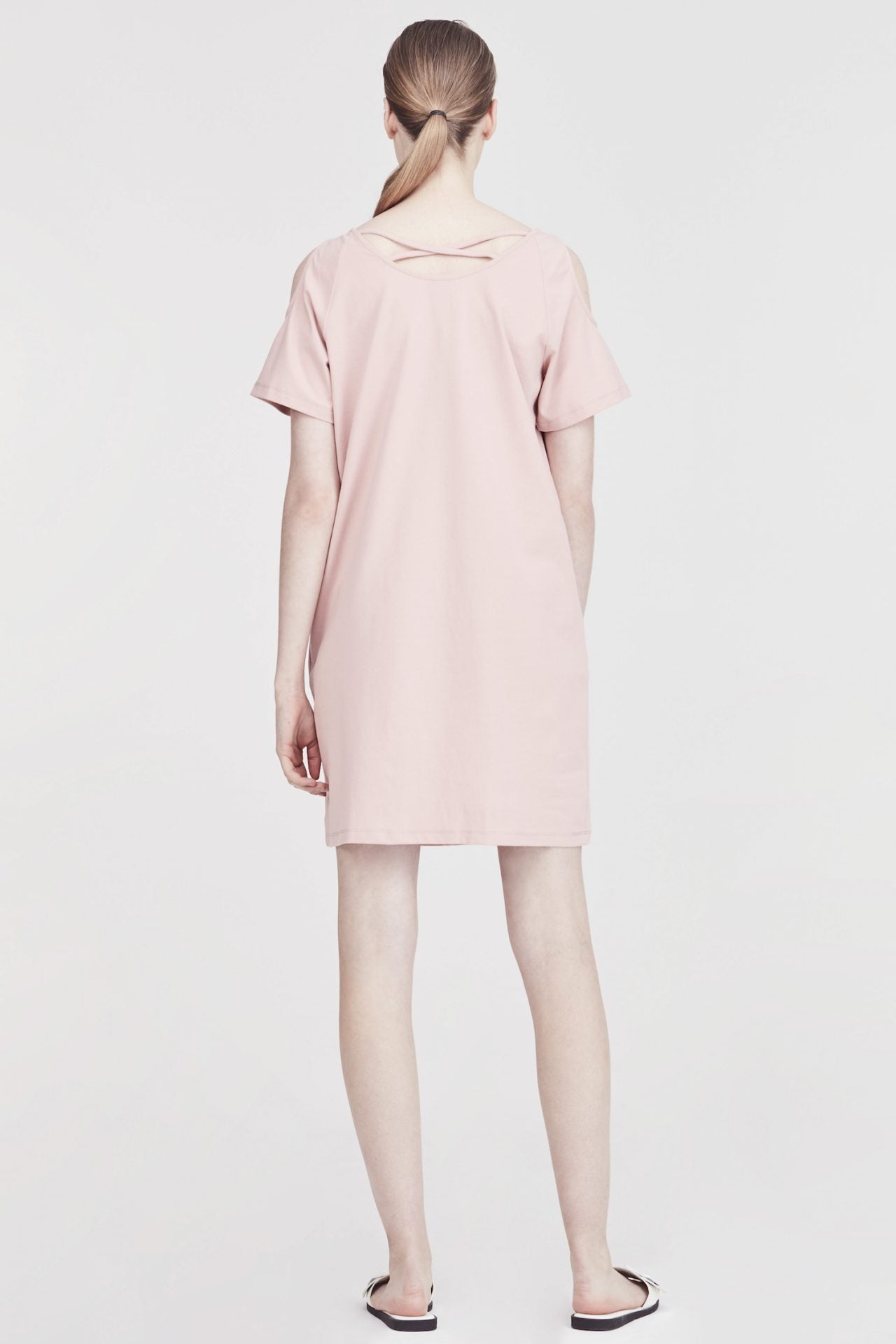 Cut-Out Shoulder Dress