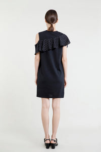 Dotted Ruffle Dress