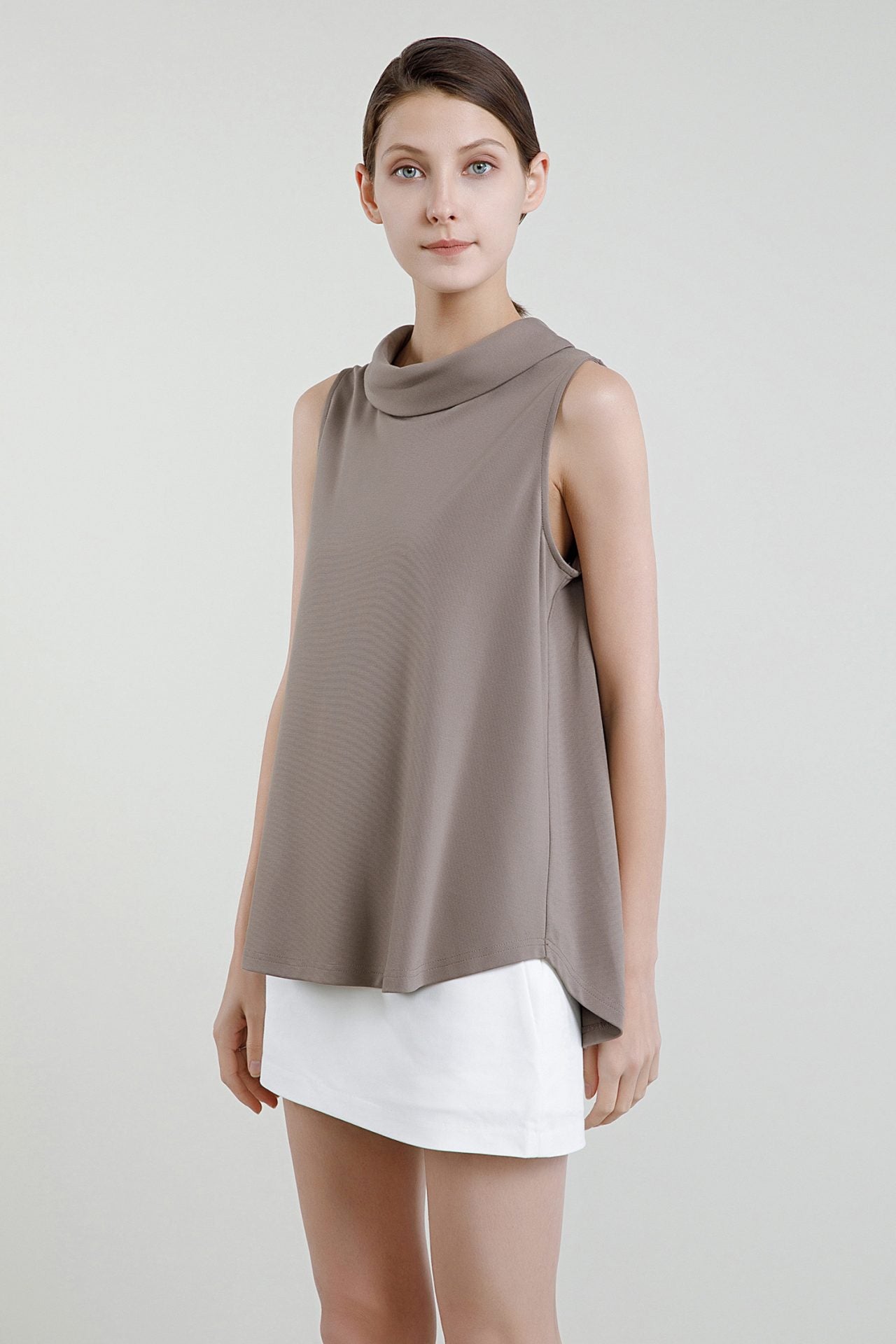 Turn-Down Collared Tee