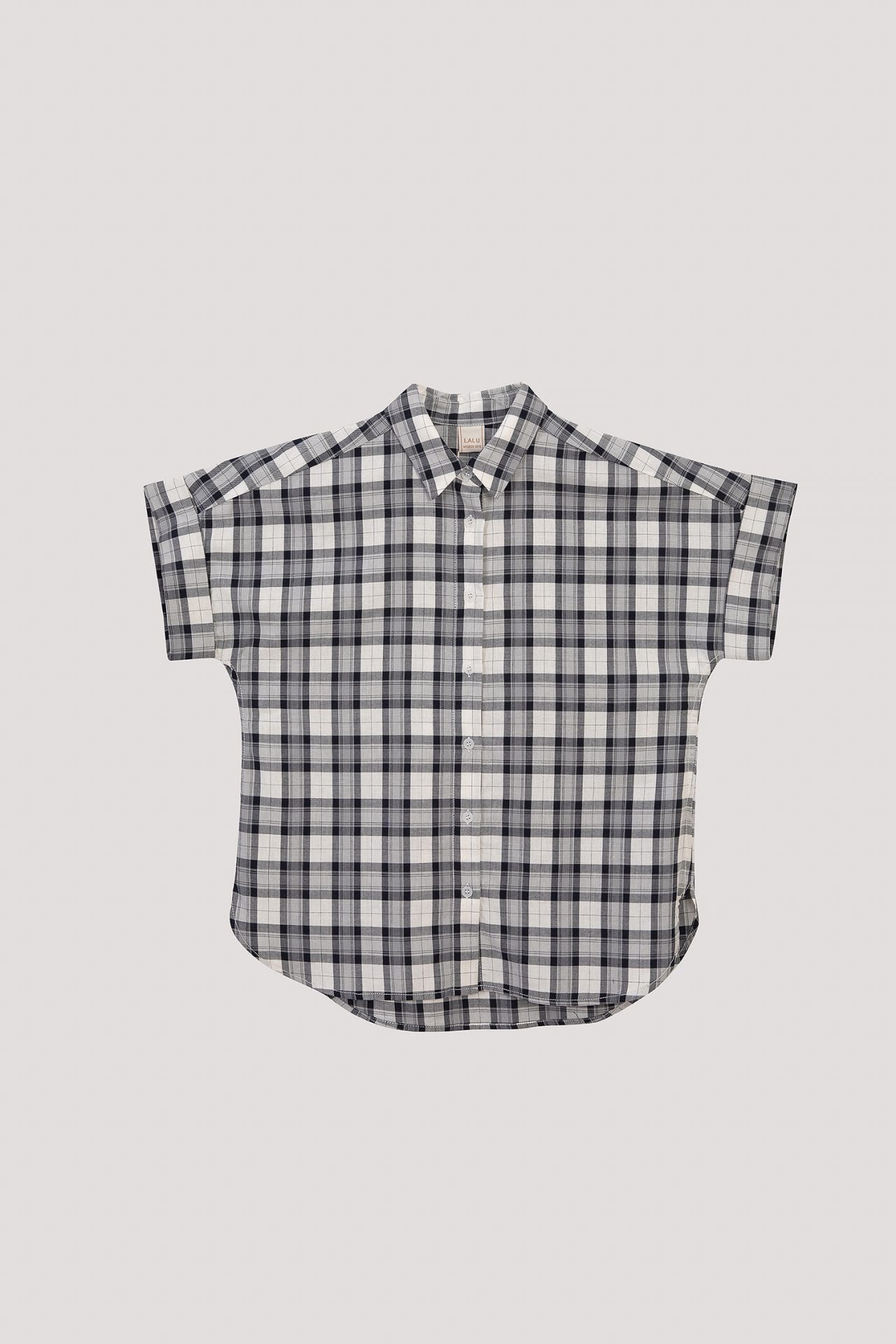 grey checks