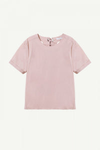 Cotton Ribbon Tie Blouse