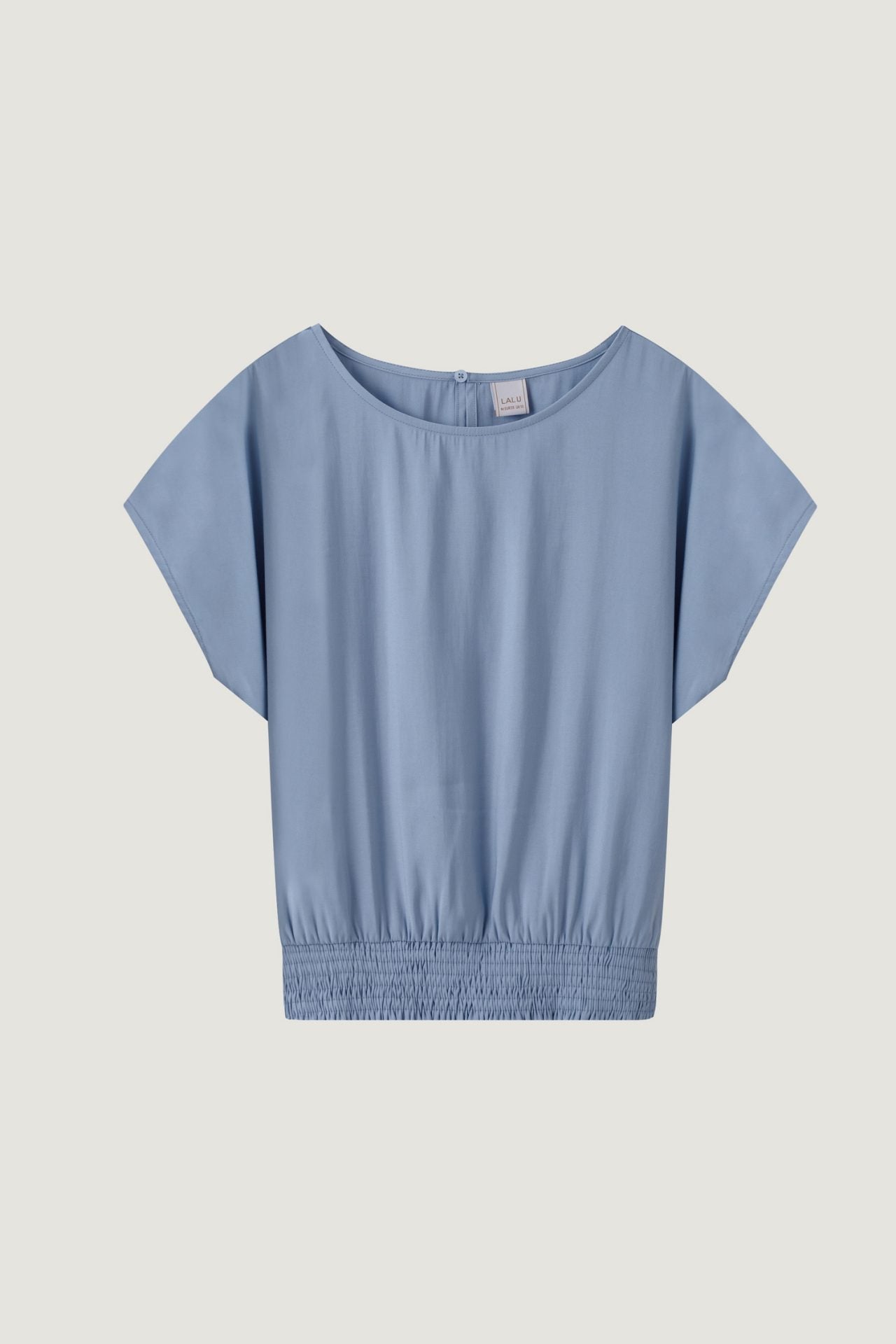 Smocked Hem Blouse