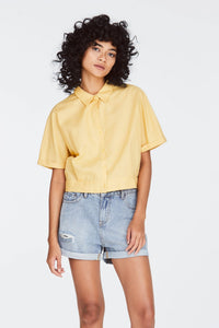Linen Front Knot Blouse