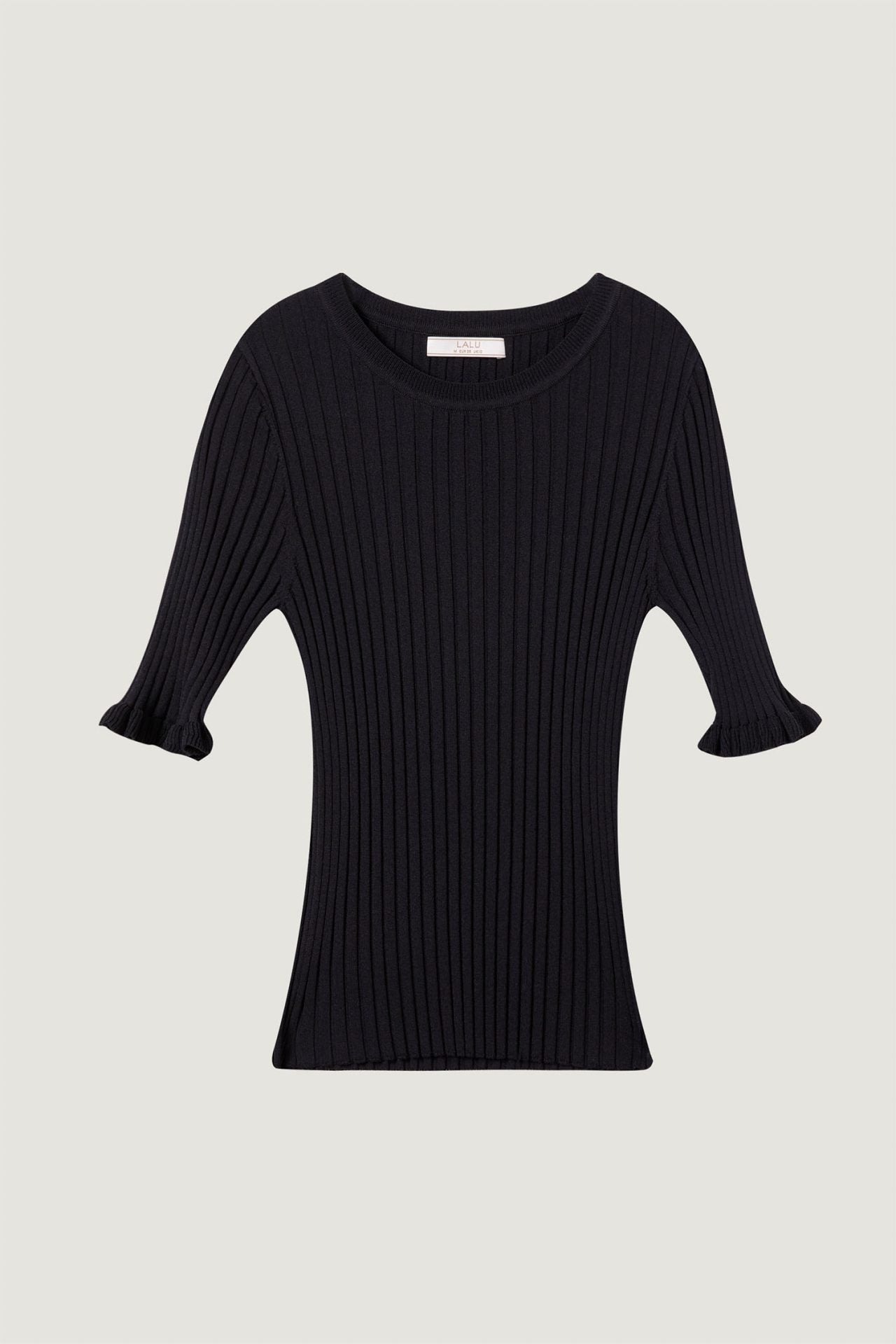 Ruffles Sleeves Knit Top