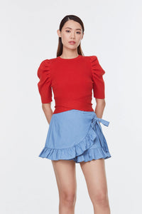 Mutton Sleeve Top